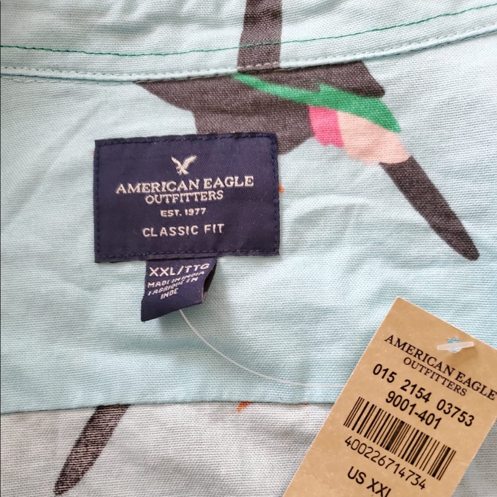 American Eagle Bird Button Up (Never Worn)
